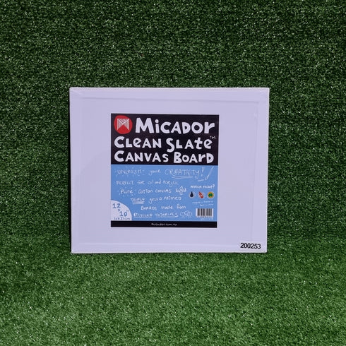 12inch x 10inch Micador Slate Canvas Board