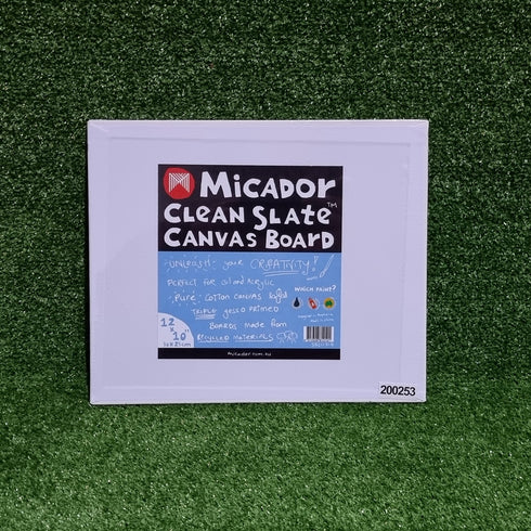 12inch x 10inch Micador Slate Canvas Board