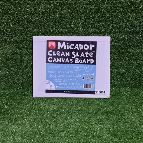 10inch x 8inch Micador Slate Canvas Board