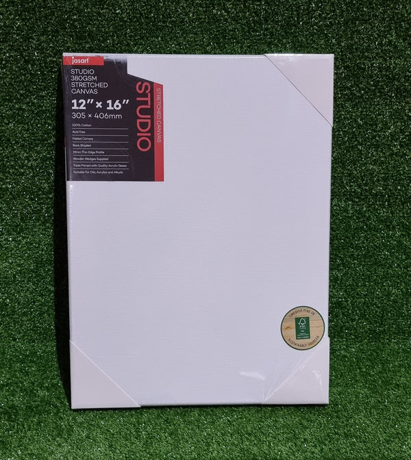 12inch x 16inch Jasart Streched Canvas