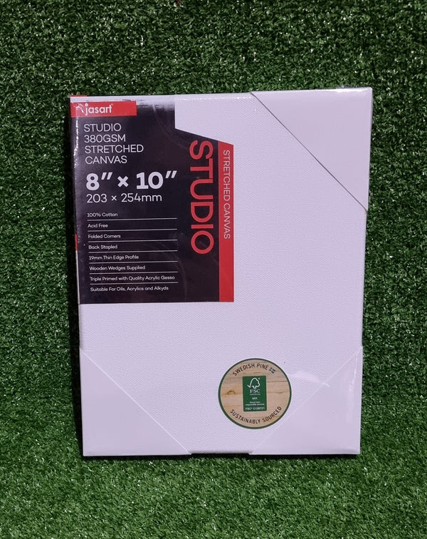 8inch x 10inch Jasart Streched Canvas