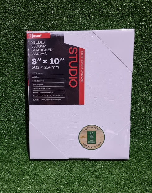 8inch x 10inch Jasart Streched Canvas