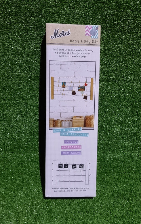 Merci Hang & Display Kit with Pegs