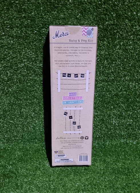 Merci Hang & Display Kit with Pegs