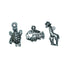 20mm Fish, Giraffe and Turtle Charms
