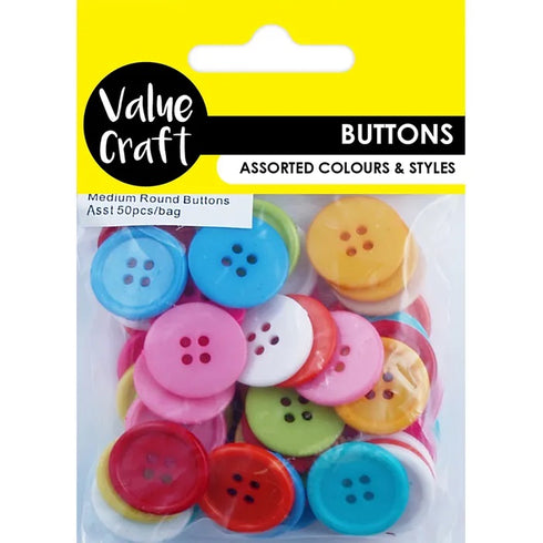20mm Medium Round Buttons