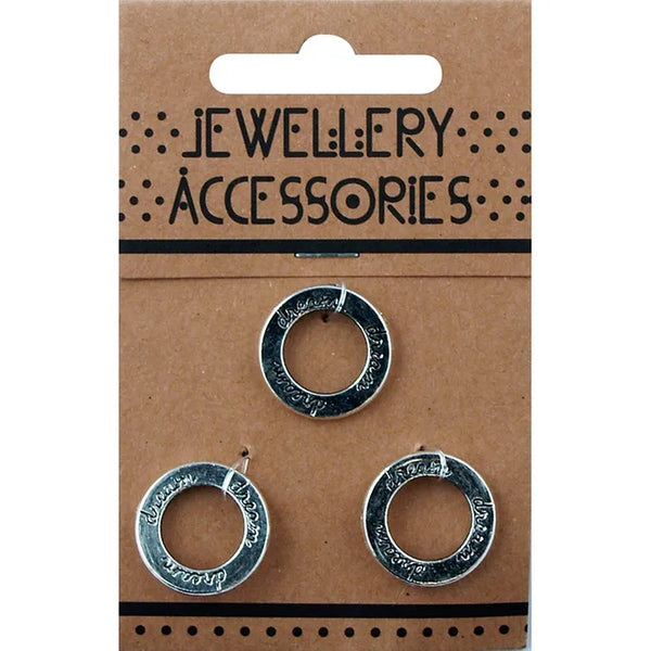 20mm Metal Alloy Inspiration Disc Charms