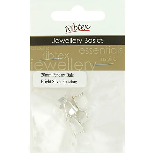 20mm Metal Alloy Pendant Bale (available in 3 colours)