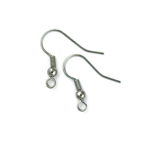 20mm Metal Alloy Shepherd Hook Earring (available in 8 colours)