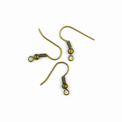 20mm Metal Alloy Shepherd Hook Earring (available in 8 colours)