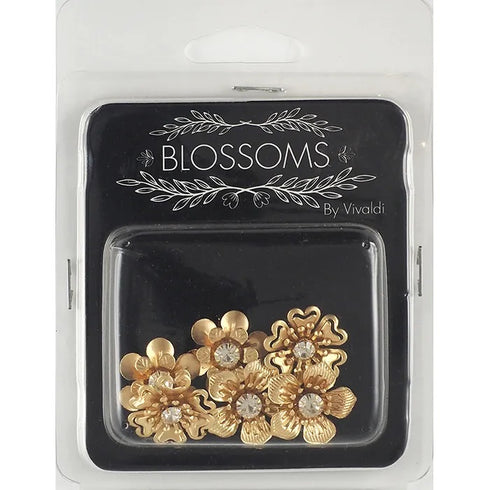 20mm Metal Alloy Stick On Flower