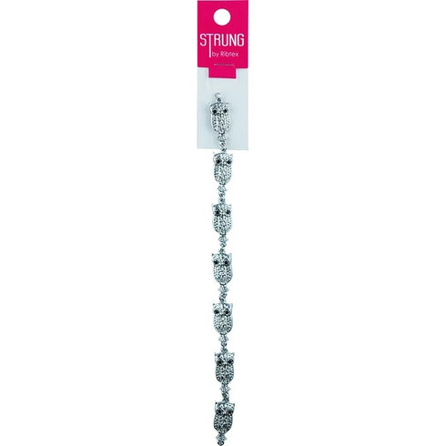 20mm Owl Shape Charm Strung Beads