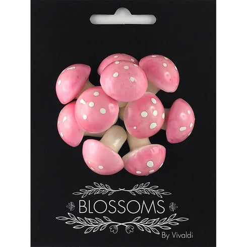 20mm Pink Foam Mushroom