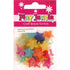 20mm Plastic Glass Look Star Shape Beads