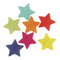 20mm Plastic Glass Look Star Shape Beads