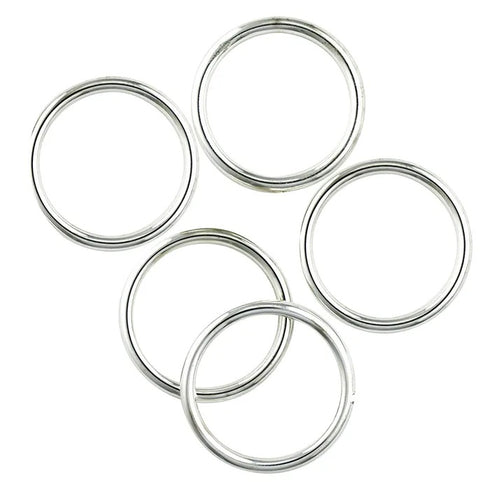 20mm Round Plastic Rings Feature (available in 3 colours)