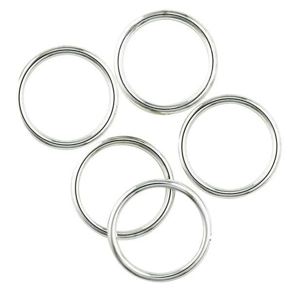 20mm Round Plastic Rings Feature (available in 3 colours)