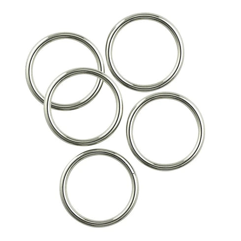 20mm Round Plastic Rings Feature (available in 3 colours)