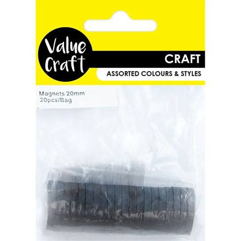 20mm x 3mm Round Magnets