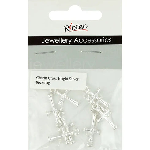 21mm Metal Alloy Cross Charms