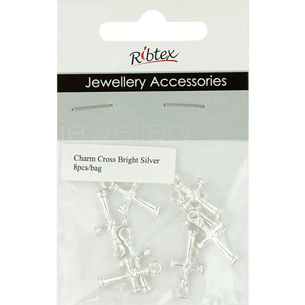 21mm Metal Alloy Cross Charms