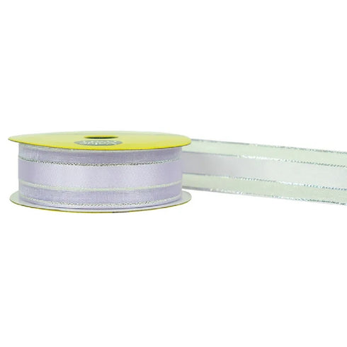 22mm Sheer Edge Satin Ribbons - 4m (available in 13 colours)