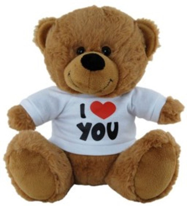 23cm I LOVE YOU Shirt Bear Soft Toy