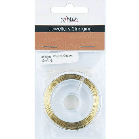 24 Gauge Metal Alloy Designer Beading Wire (available in 2 colours)