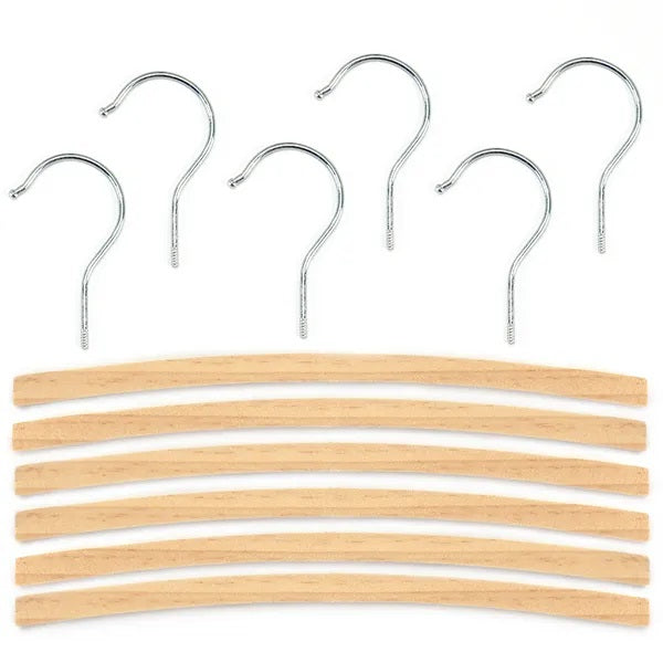 25cm Wooden Coat Hanger