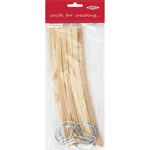 25cm Wooden Coat Hanger