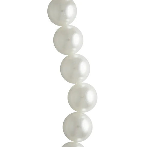25mm Acrylic Round Pearl Strung Bead