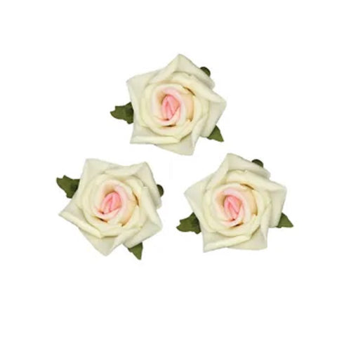25mm Foam Rose Head Flowers (available in 7 colours)