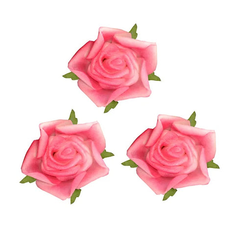 25mm Foam Rose Head Flowers (available in 7 colours)