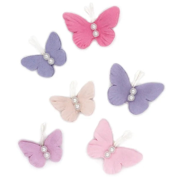 25mm Mini Paper Butterfly Embellishments