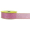 25mm Nylon Metallic Pink Colour Taffeta Ribbon