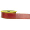 25mm Nylon Metallic Red Colour Taffeta Ribbon