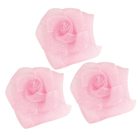 25mm Organza Mini Rose Flower