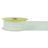 25mm Organza with Glitter White/Silver Ribbon