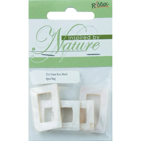 25x15mm Rectangle Shape Shell Beads