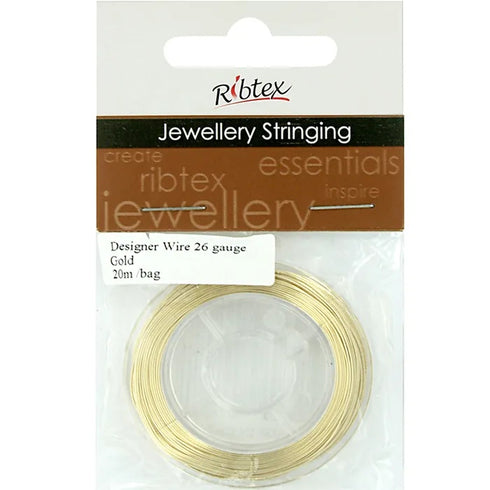 26 Gauge Metal Alloy Designer Beading Wire (available in 4 colours)