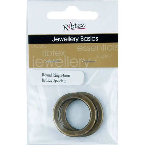 27mm Round Metal Alloy Ring