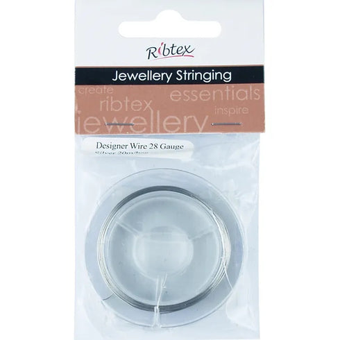 28 Gauge Metal Alloy Designer Beading Wire (available in 2 colours)