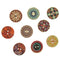 2cm Assorted Design Wooden Buttons