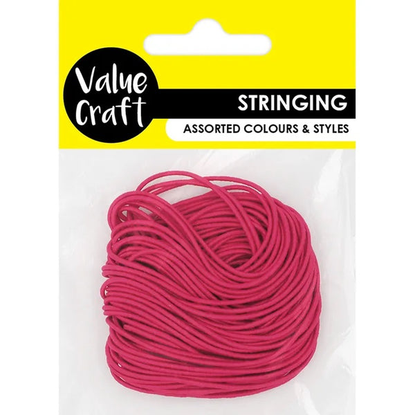 2mm Hot Pink Elastic Thread
