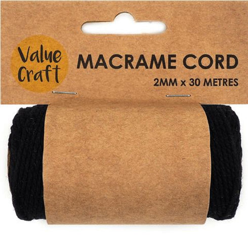 2mm Macrame Cord (available in 3 colours)