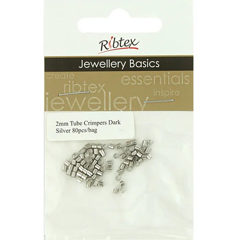 2mm Metal Alloy Tube Crimpers (available in 4 colours)