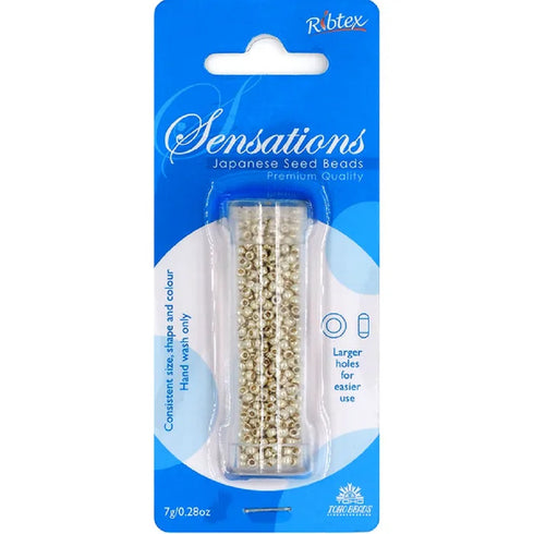 2mm Metallic Silver Colour Toho Seed Beads