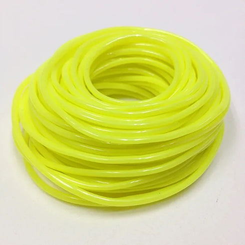 2mm Neon Yellow Colour Plastic Tubing