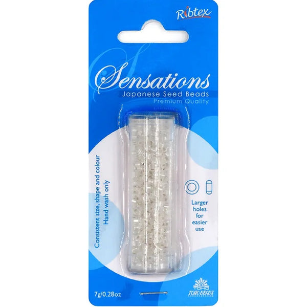 2mm Silver Lined Silver Toho Seed Beads