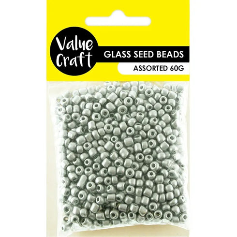 3.6mm Seed Beads - 60g (available in 5 colours)